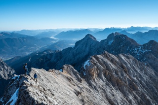 Jubiläumsgrat Bergführer Besteigung Zugspitze Alpinschule Jubiläumsgrat Bergführer Besteigung Zugspitze Alpinschule